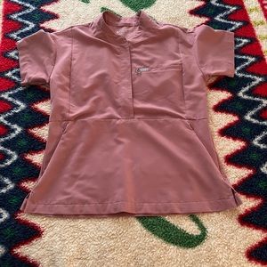 Figs scrub top/ mineral Mauve